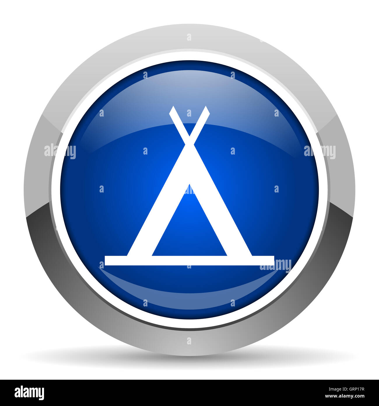 Camping Symbol Stockfoto