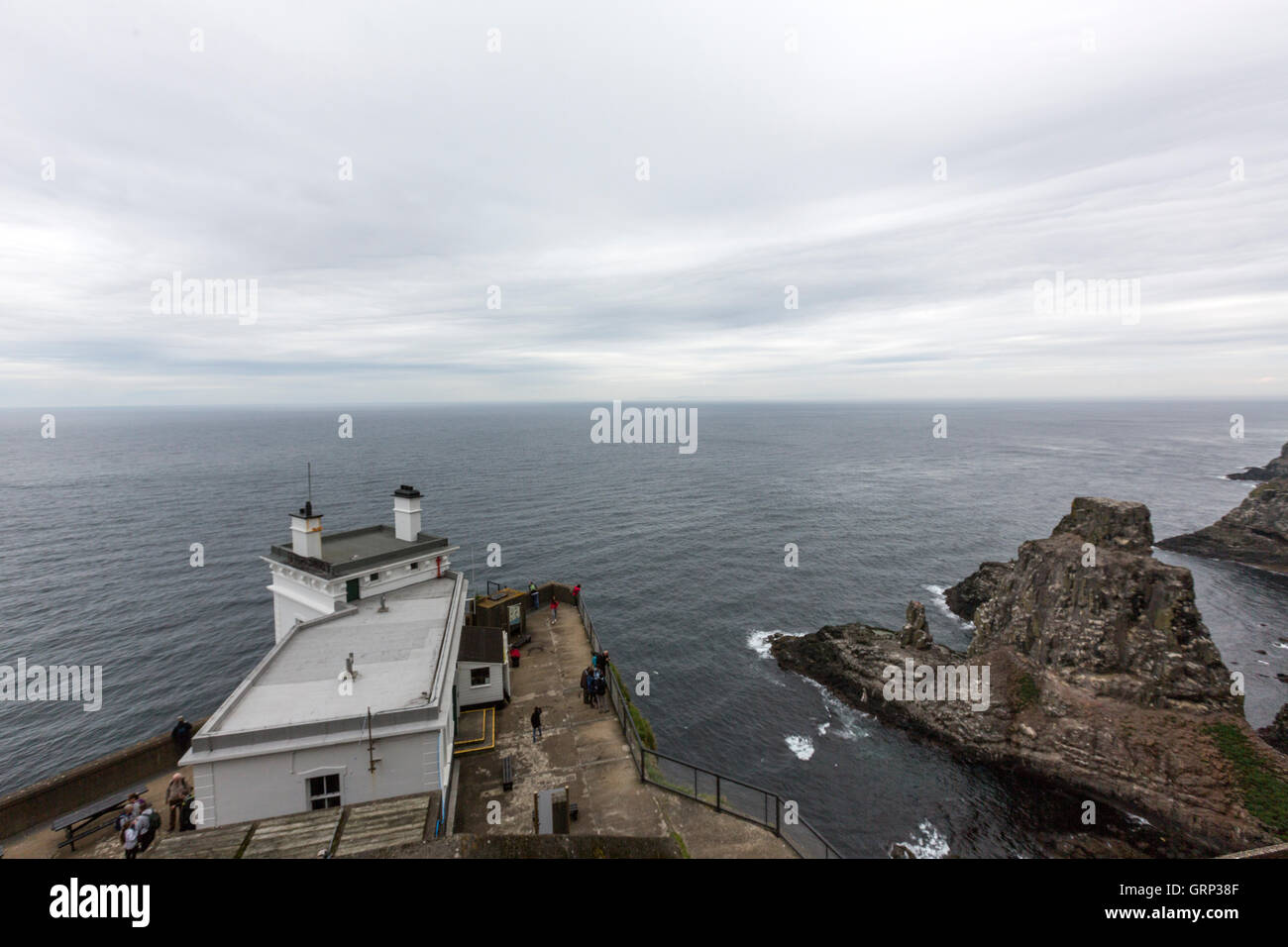 RSPB Rathlin Insel Leuchtturm Nordirland, Rathlin Island, Nordirland, Stockfoto