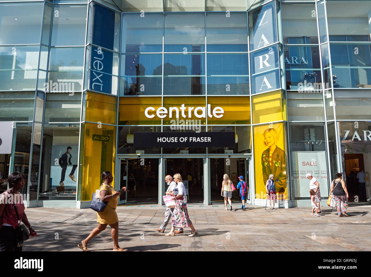Centrale Einkaufszentrum auf der North End Fußgängerzone in Croydon, London England Vereinigtes Königreich UK Stockfoto