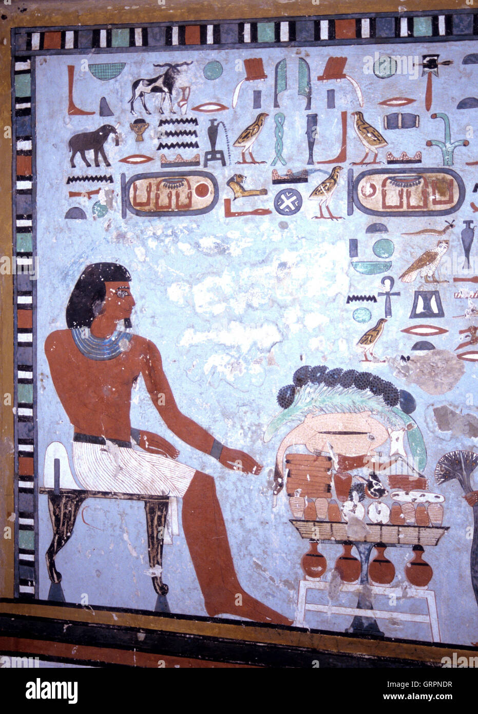 Grab des Serenput II, Aswan, Oberägypten Stockfoto