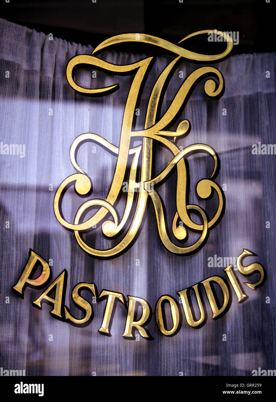 Pastroudis Café, Alexandria, Unterägypten Stockfoto