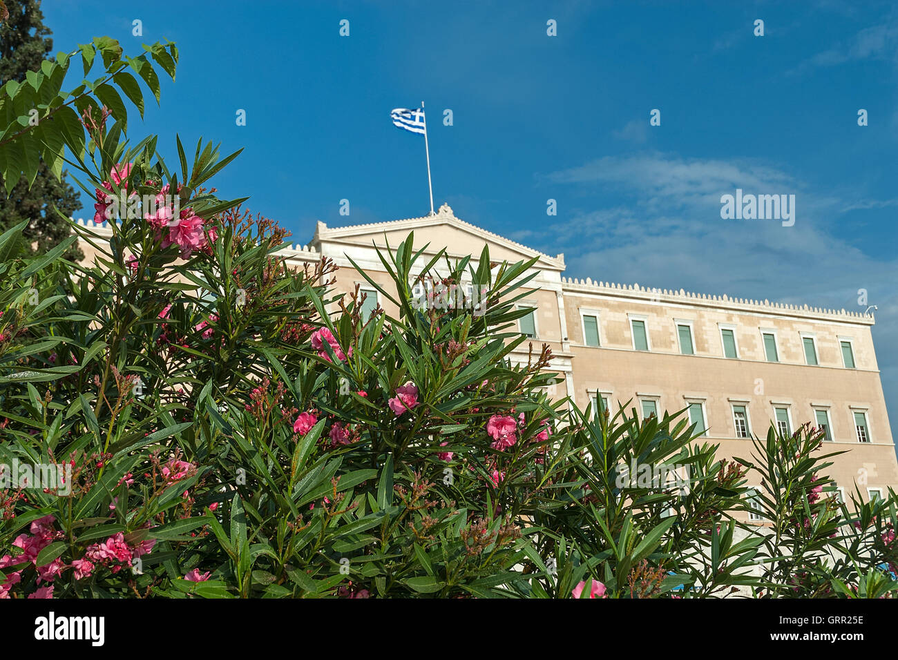 Griechische Parlament Gebäude Stockfoto