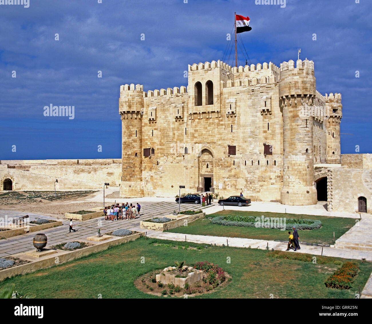 Fort Qaitbay, Alexandria, Unterägypten Stockfoto