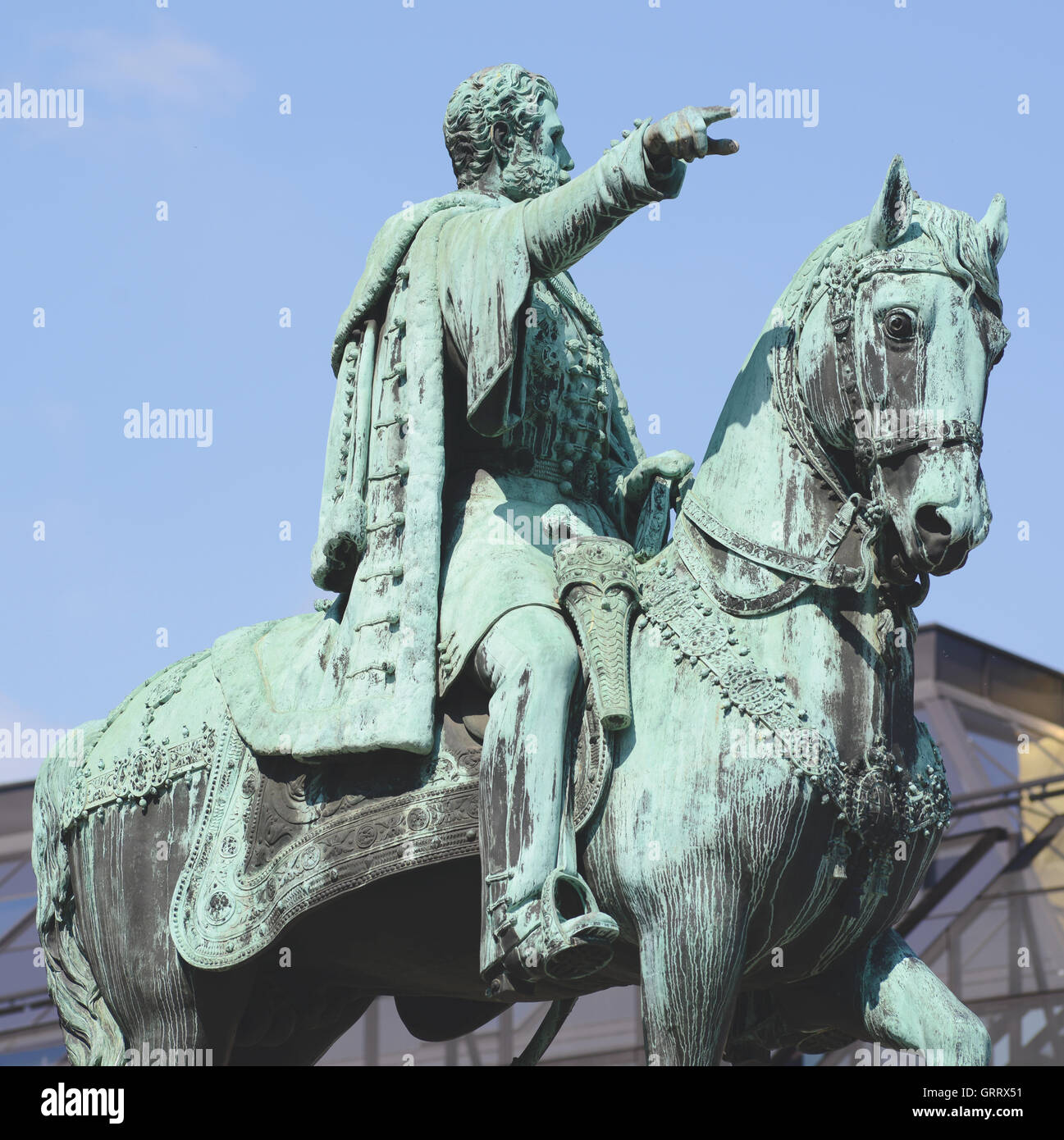 Denkmal des Herzogs Mihailo Obrenovic Belgrad Serbien Stockfoto