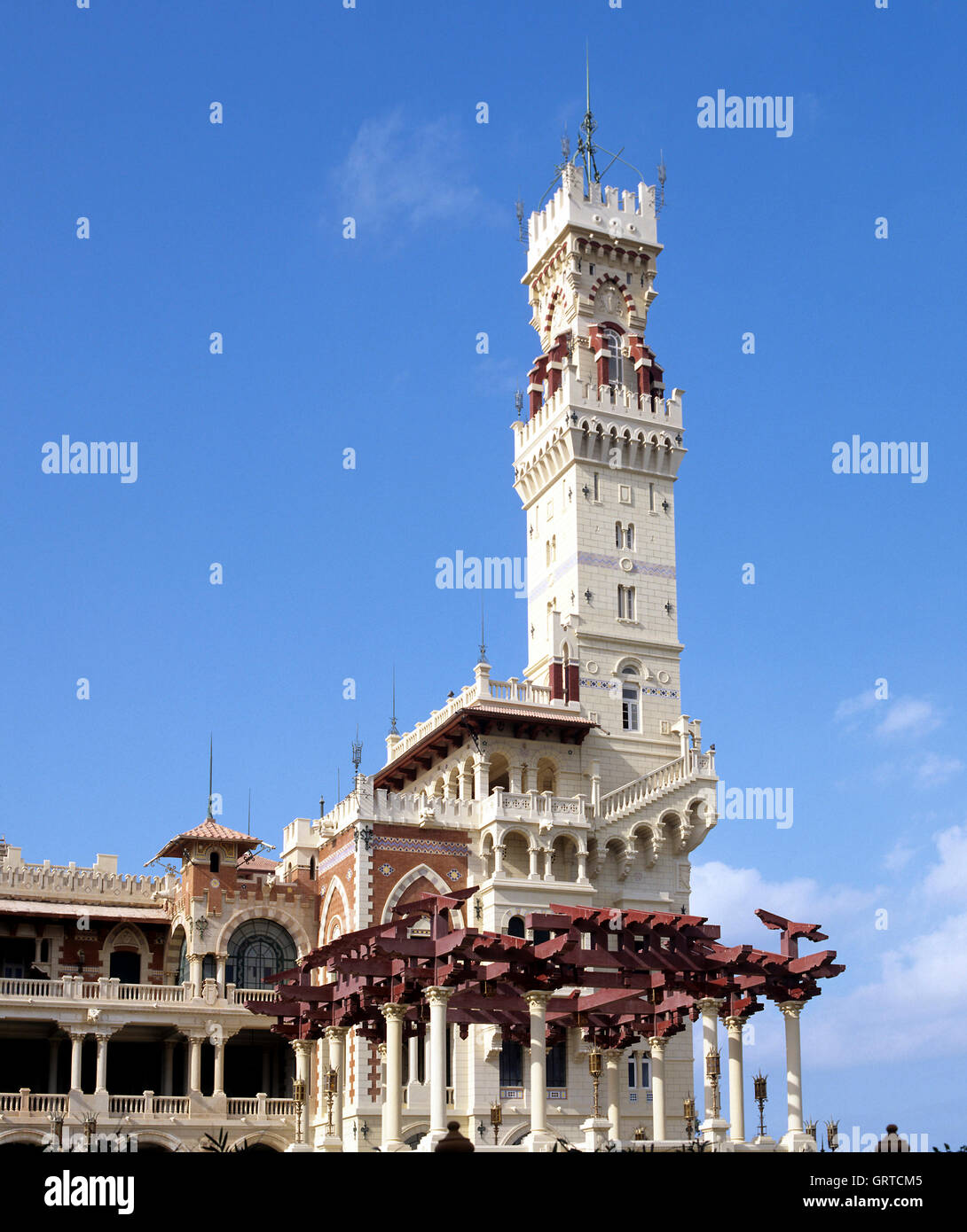 Montazah Palace, Alexandria, Unterägypten Stockfoto