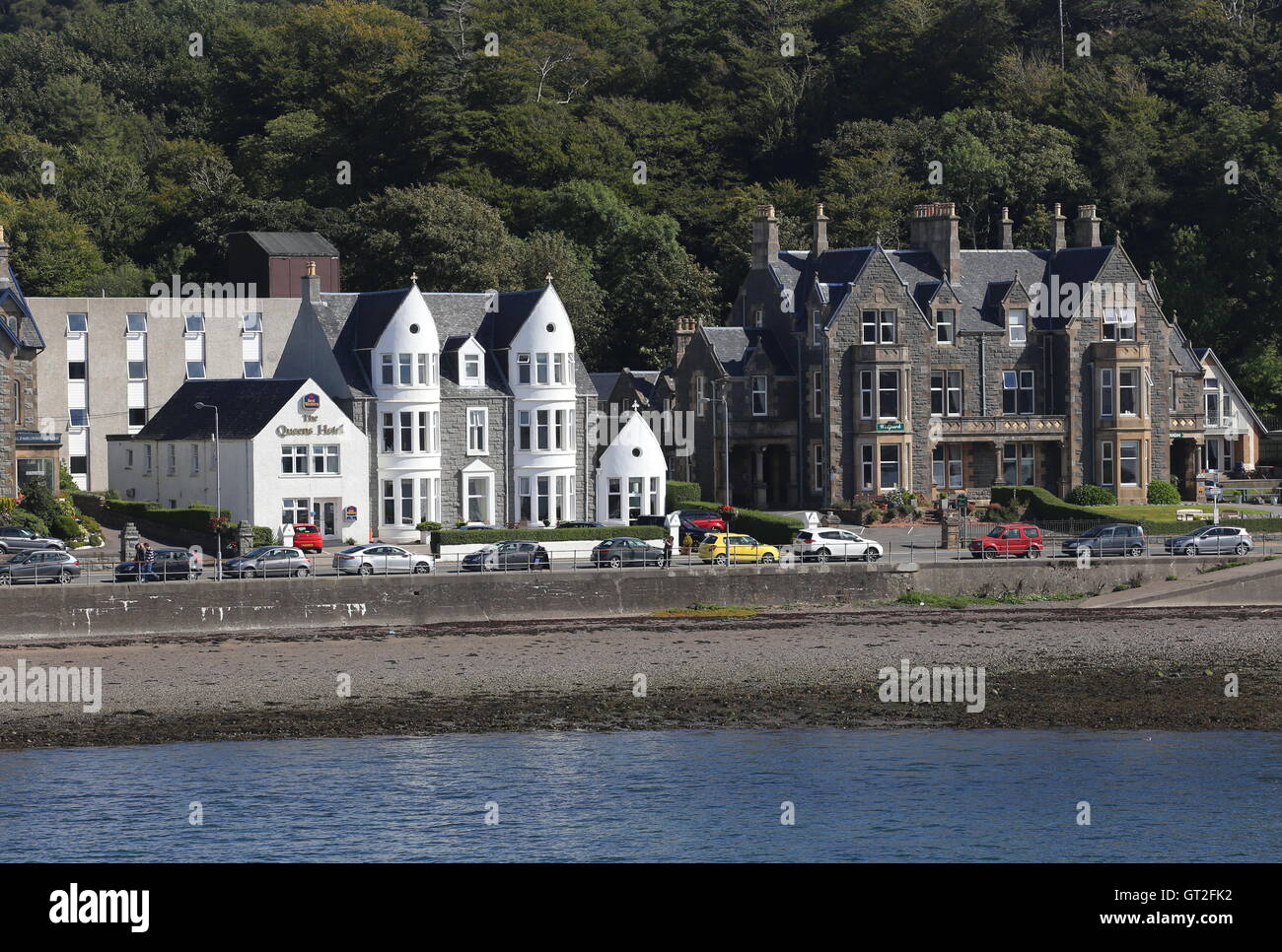 Das Queens Hotel und Wellpark Hotel oban Schottland september 2016 Stockfoto