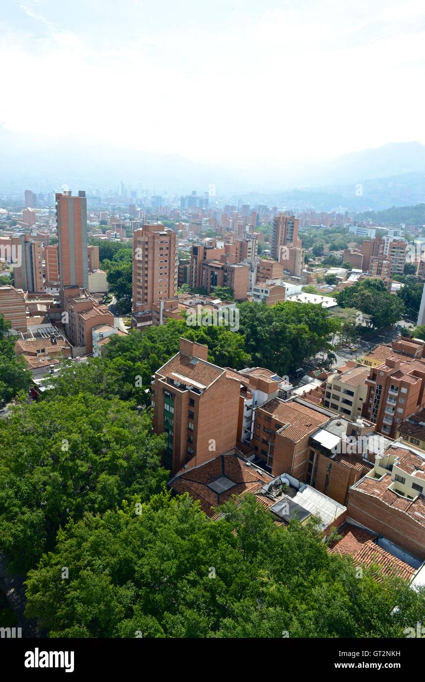 Stadtbild von Medellin (Kolumbien). Stockfoto