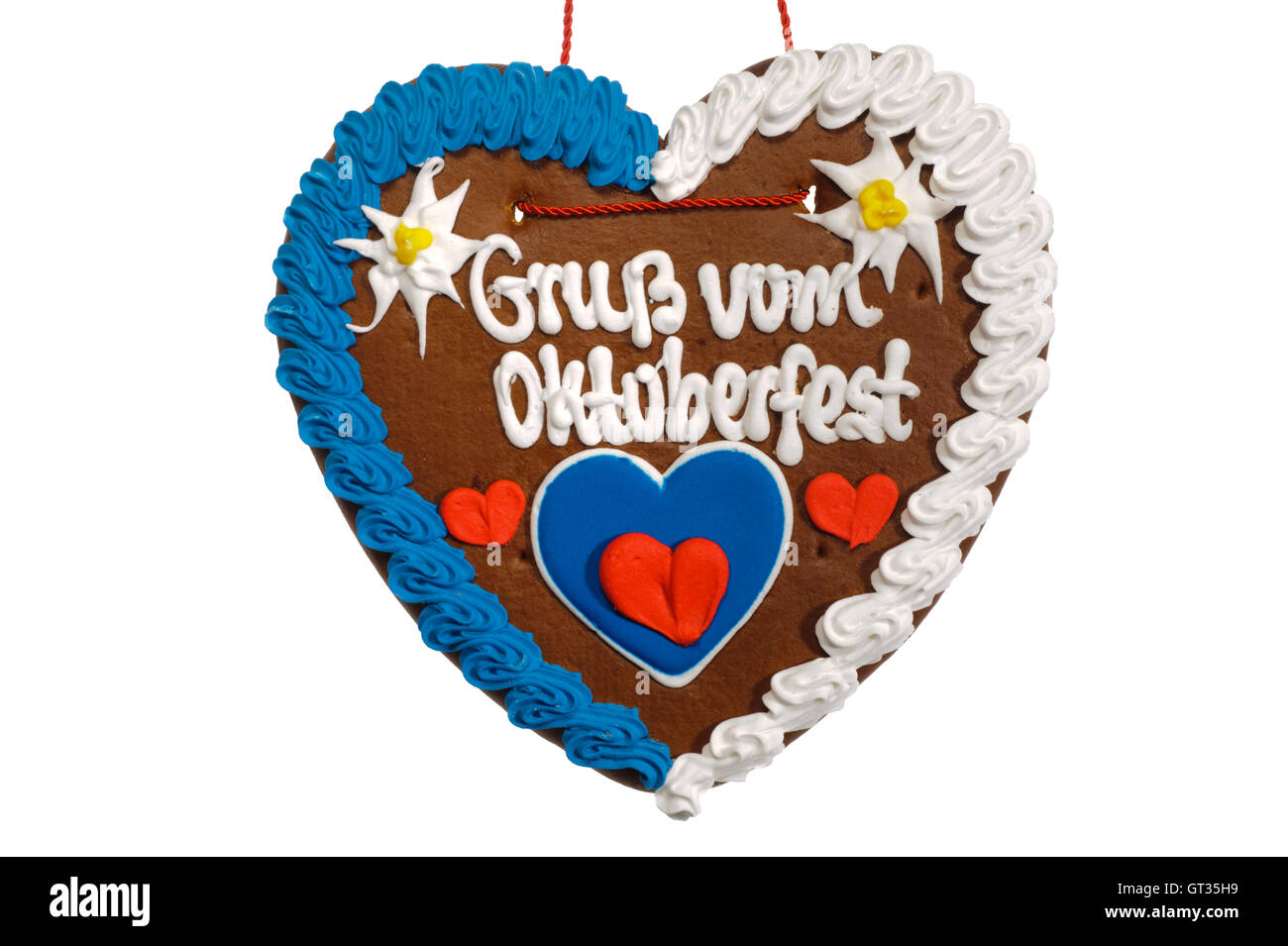 Süßes Souvenir vom Oktoberfest in München Stockfoto