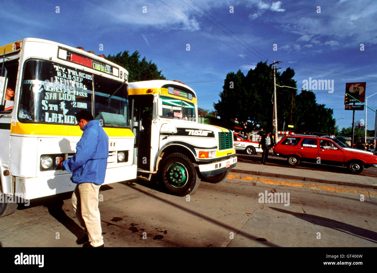 Zweiten Busbahnhof in Oaxaca-Stadt, Mexiko Stockfoto