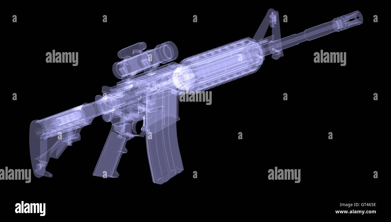 Amerikanischen Gewehr Stockfoto