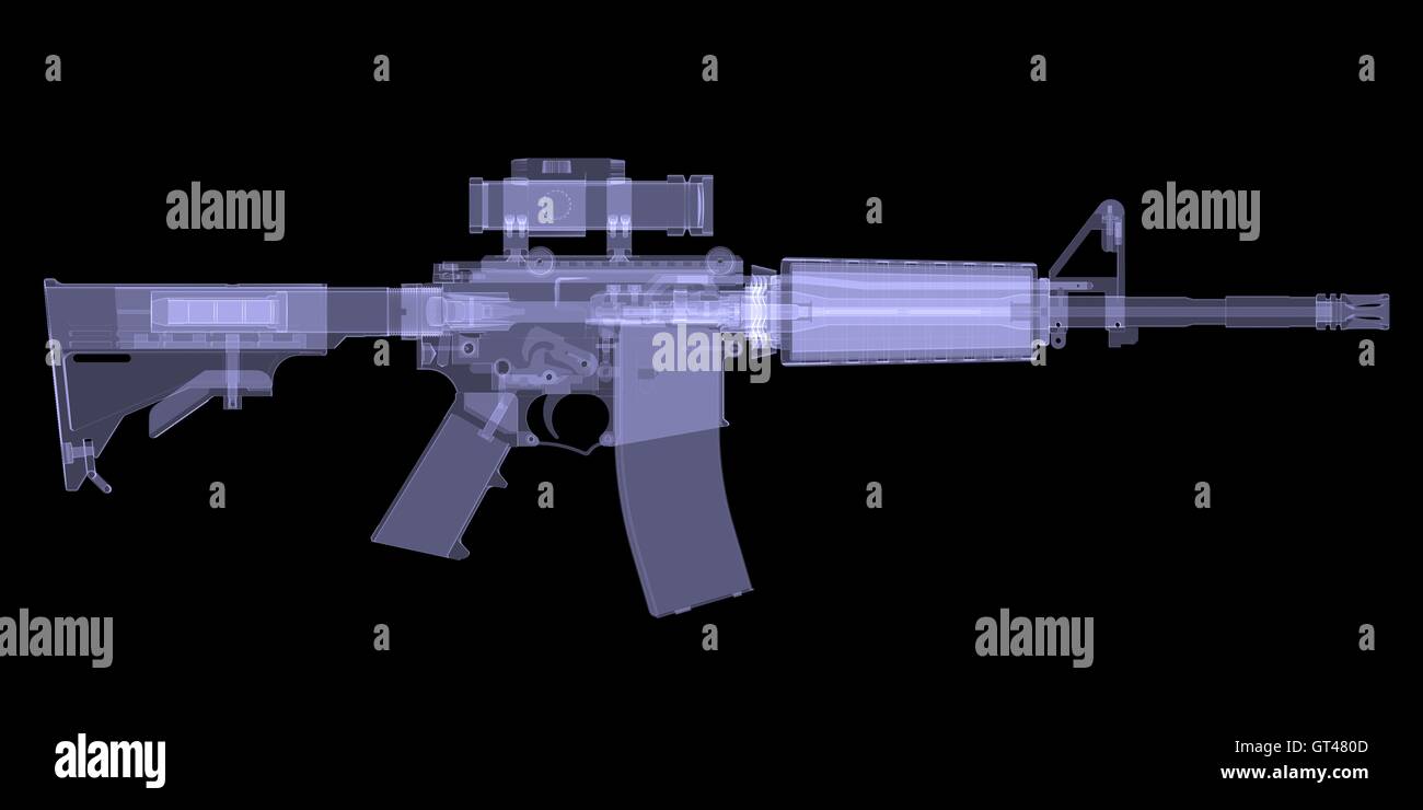 Amerikanischen Gewehr Stockfoto