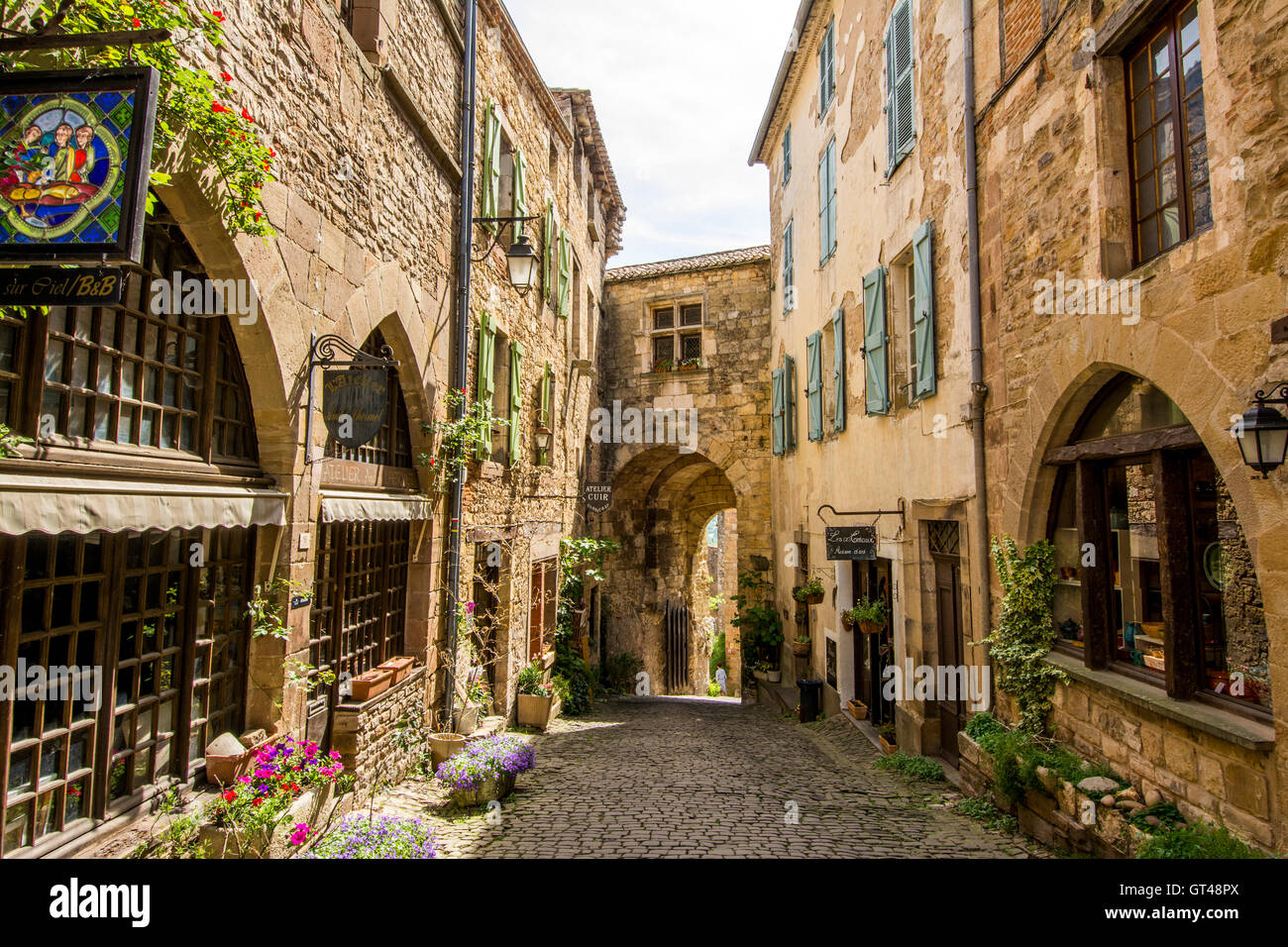 Cordes sur Ciel, einem der schönsten Dörfer von Frankreich, Tarn, Royal