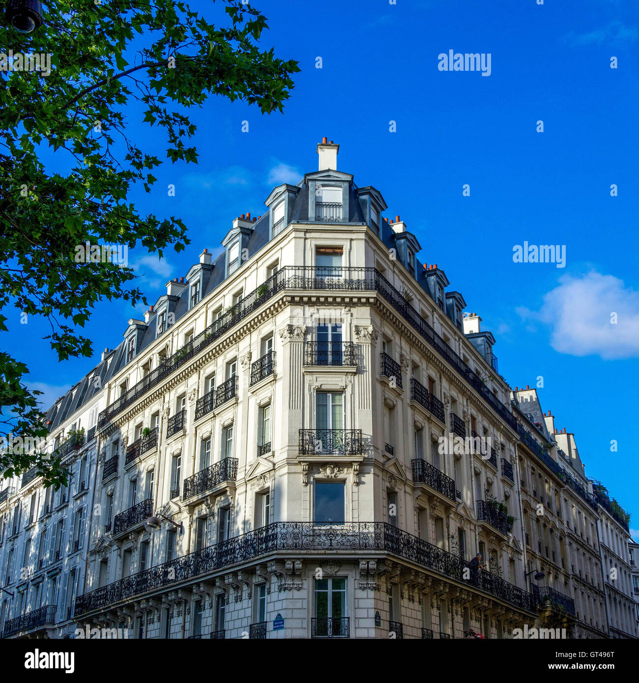 Typisches Pariser Gebäude. Paris. Frankreich Stockfoto