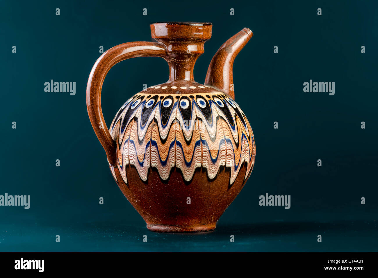 Alte Teekanne Stockfoto