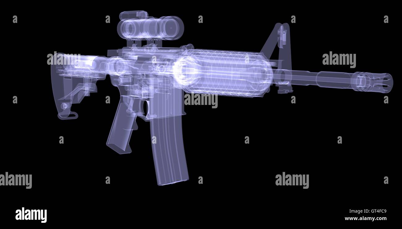 Amerikanischen Gewehr Stockfoto