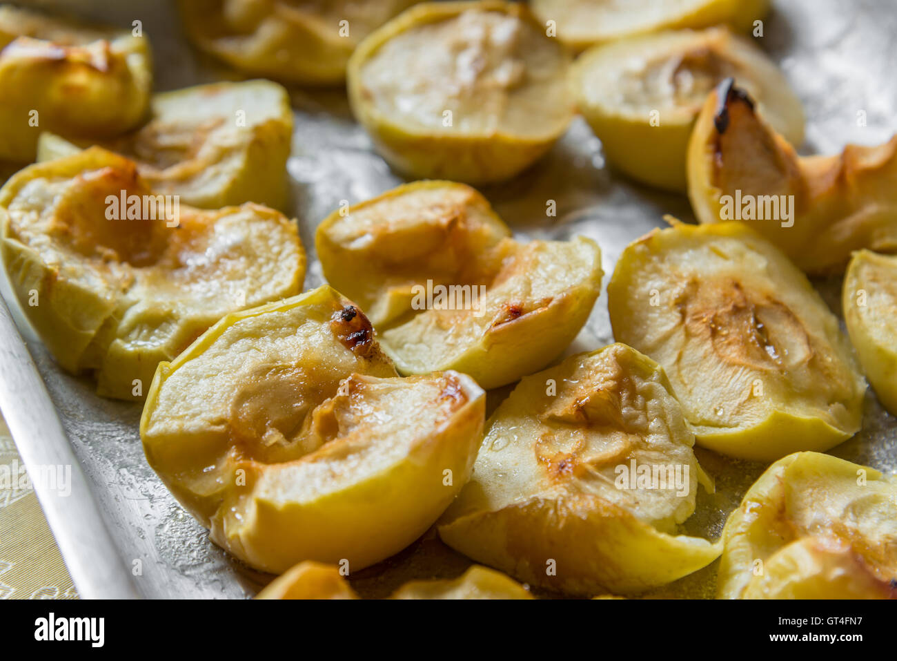 Äpfel gebacken, um unter den Slawen - Apple Thermen feiern Stockfoto