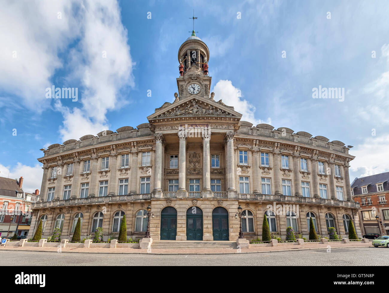 Rathaus (Hotel de Ville) von Cambrai, Frankreich Stockfoto