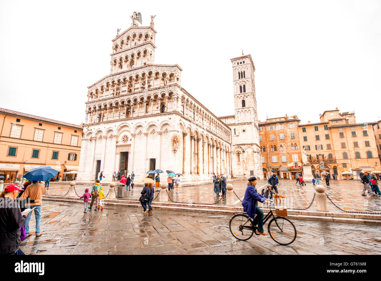 Altstadt von Lucca Stockfoto