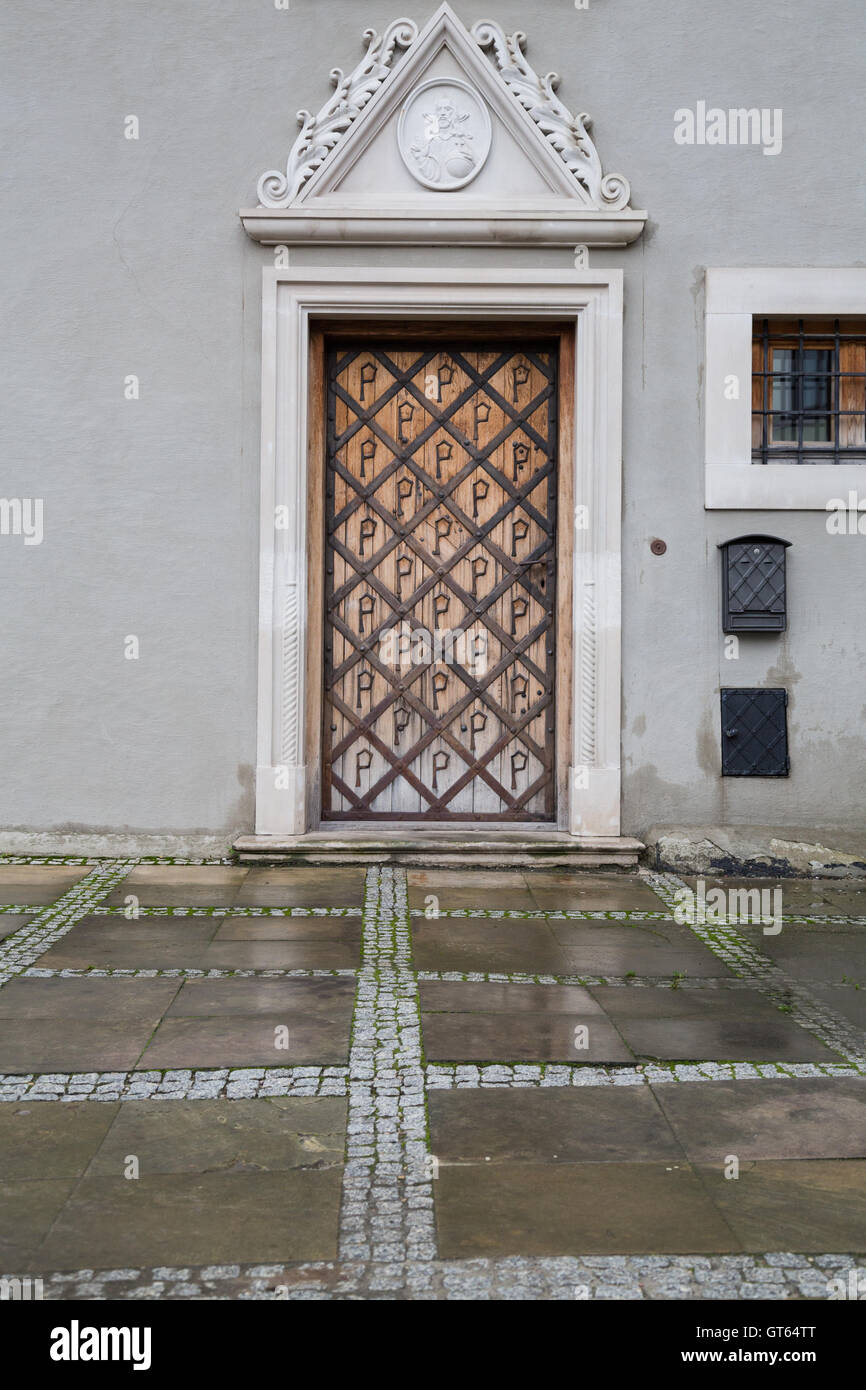 Gebäude in der Altstadt von Lublin, Polen Stockfoto