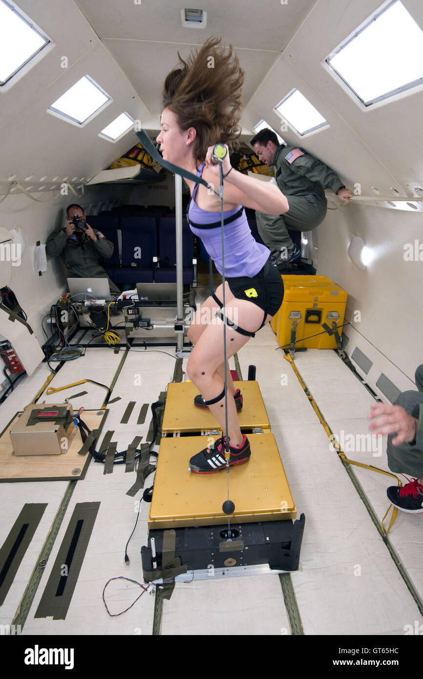 Nasa Astronauten Wahrend Zero Gravity Training Flugzeug Nasa