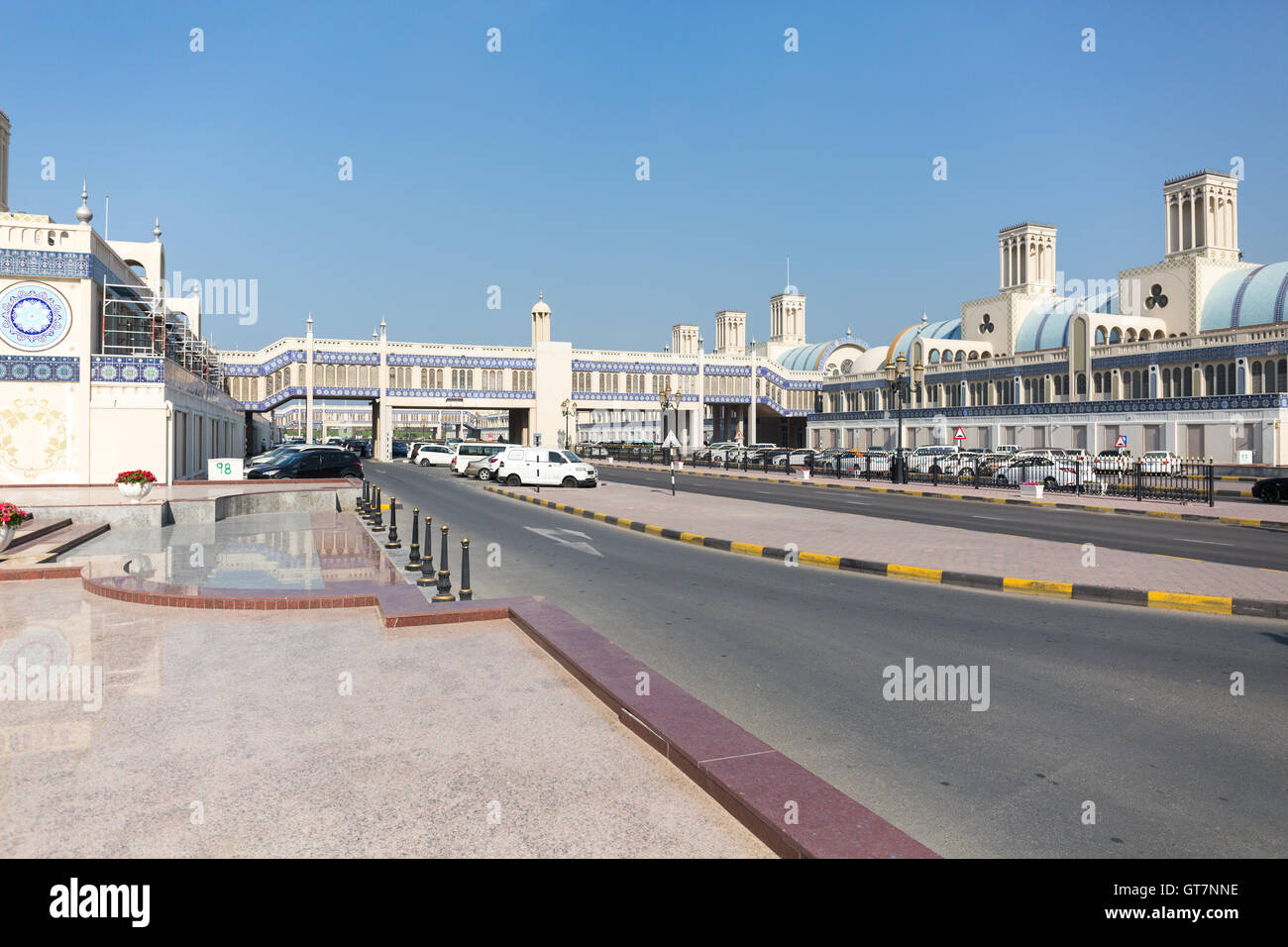 Die zentralen Souk, Sharjah, Vereinigte Arabische Emirate Stockfoto