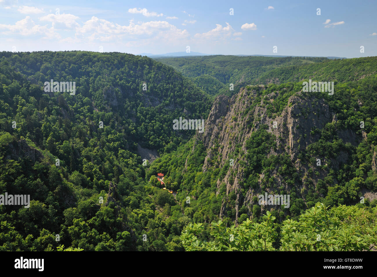 Bode, Schlucht, Thale, Landkreis Harz, Sachsen Anhalt, Deutschland Stockfoto