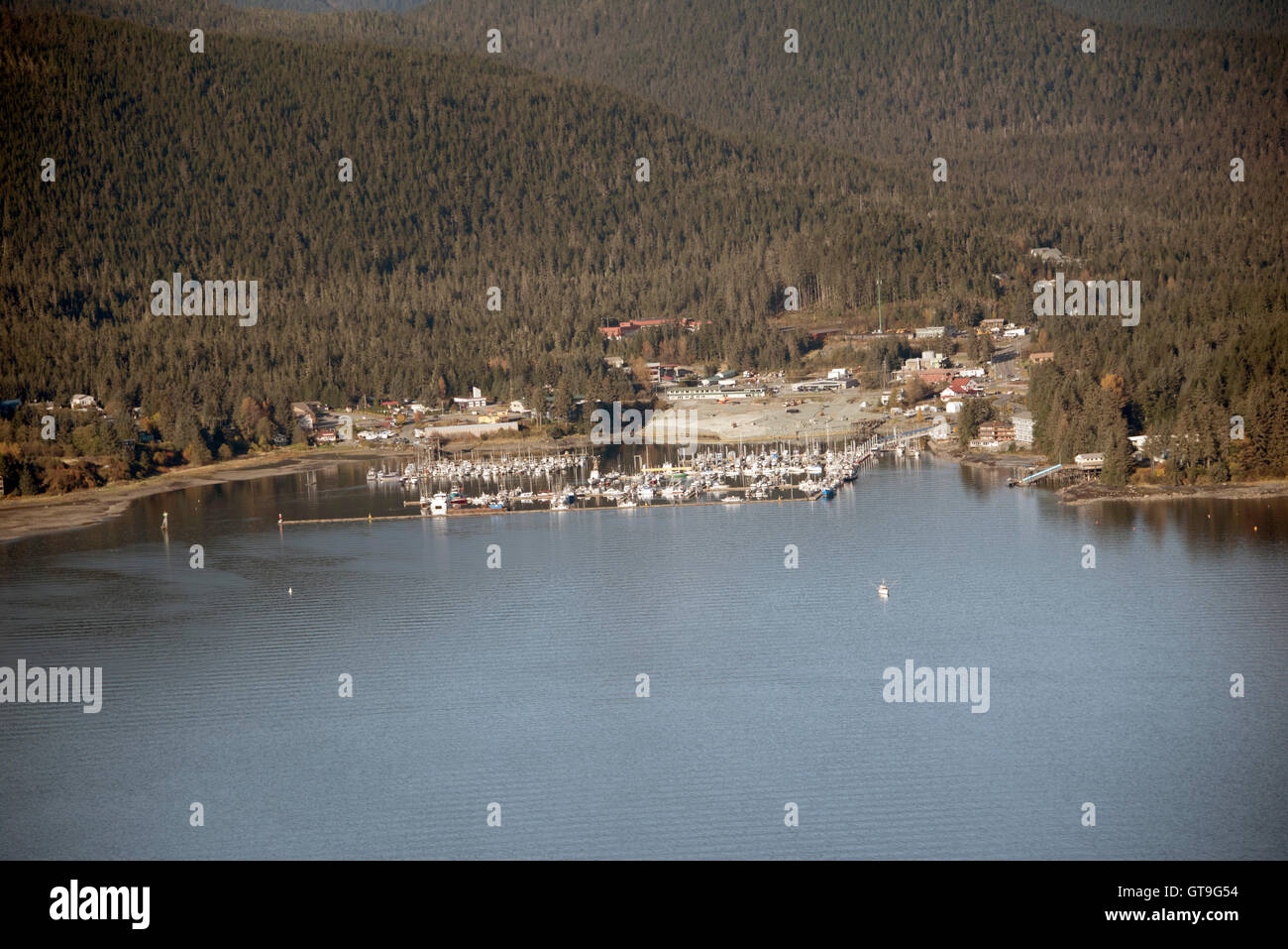 Juneau Eisfeld Flug Stockfoto