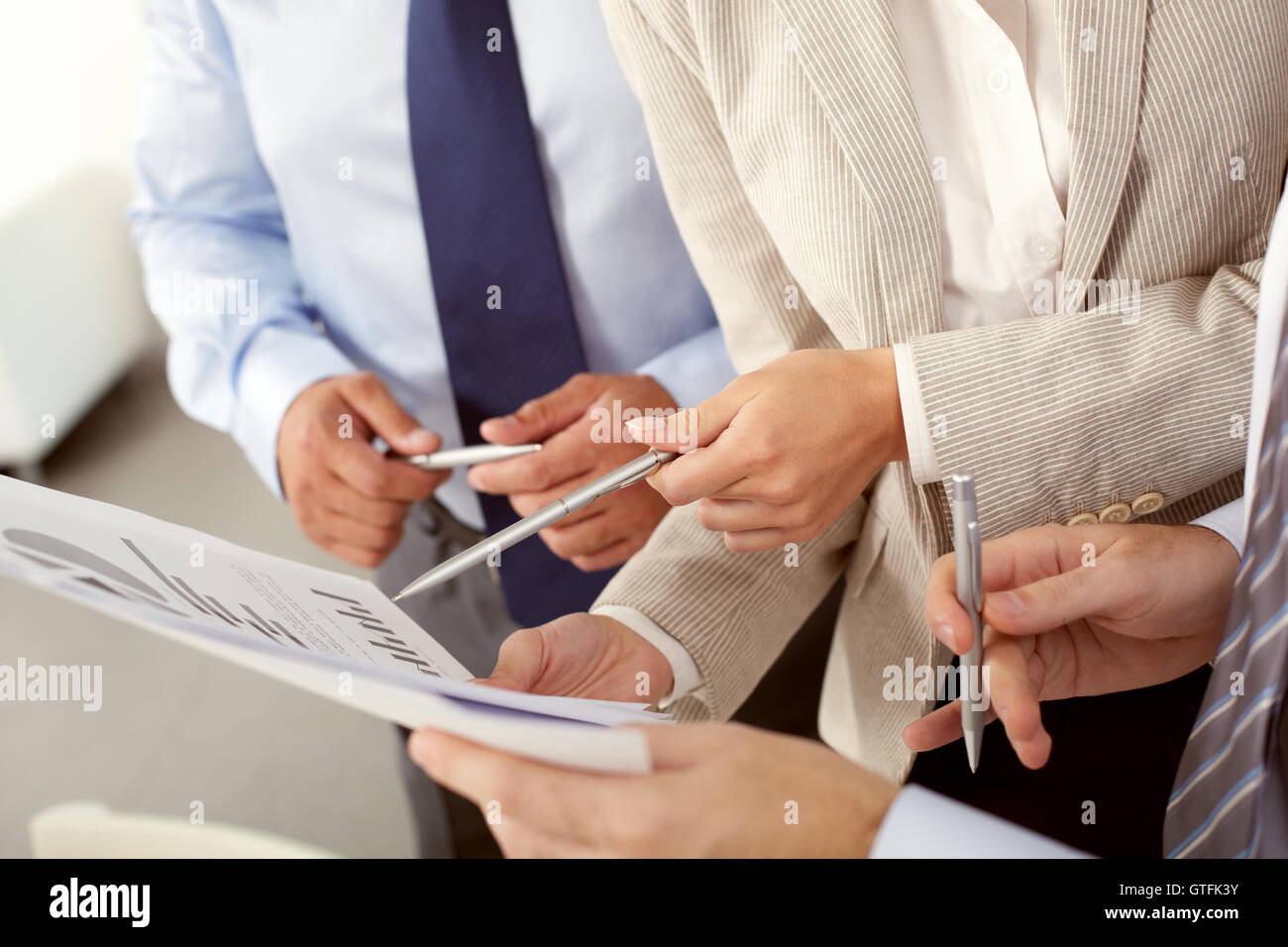 Indikator für Erfolg Stockfoto