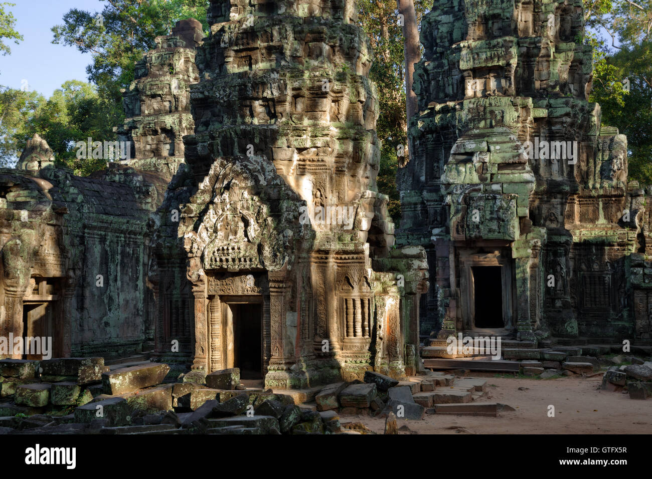 Ta Prohm, Kambodscha Stockfoto