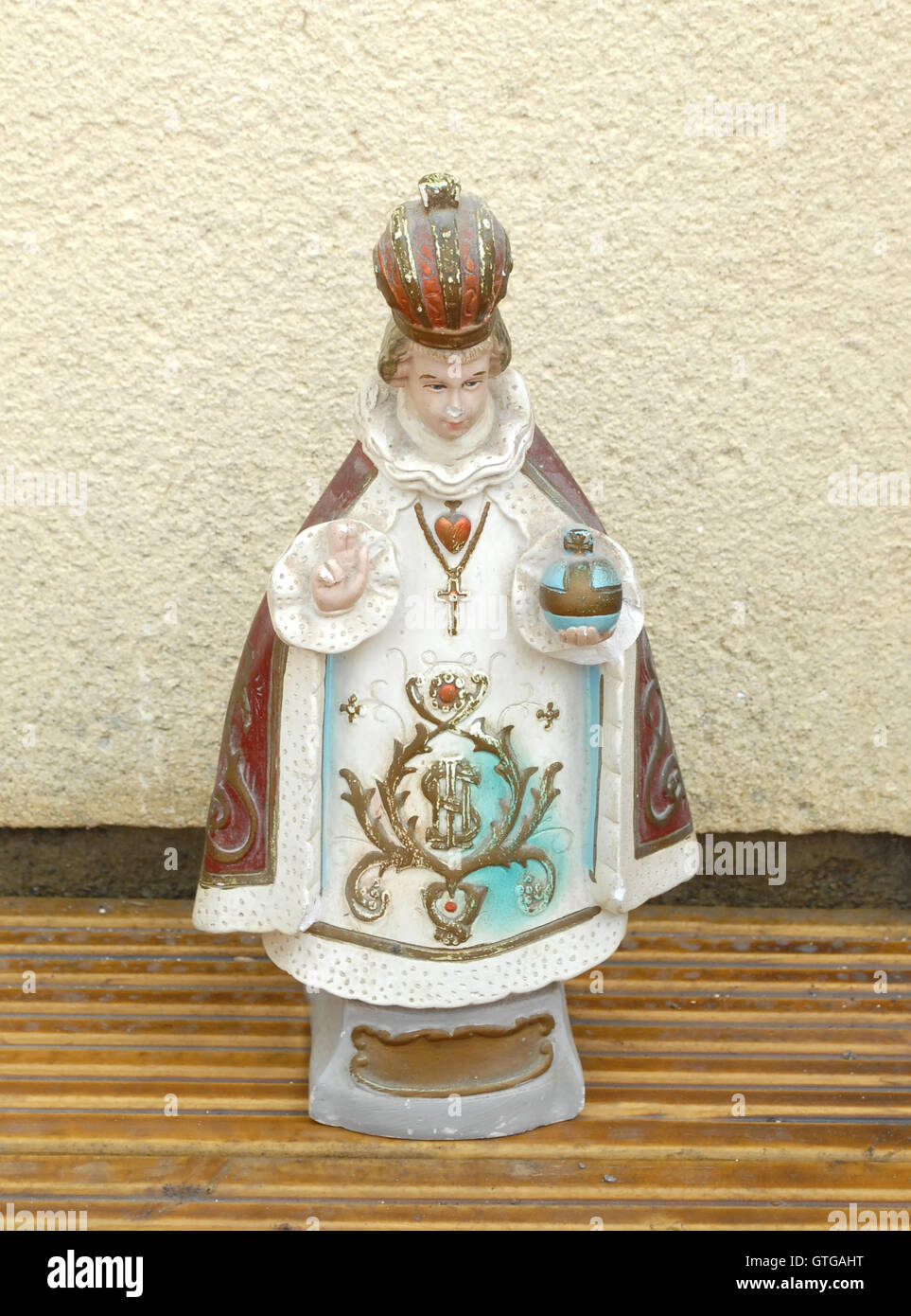 Kind von Prag, Hochzeitstag, Statue, Irland, katholisch, religion Stockfoto