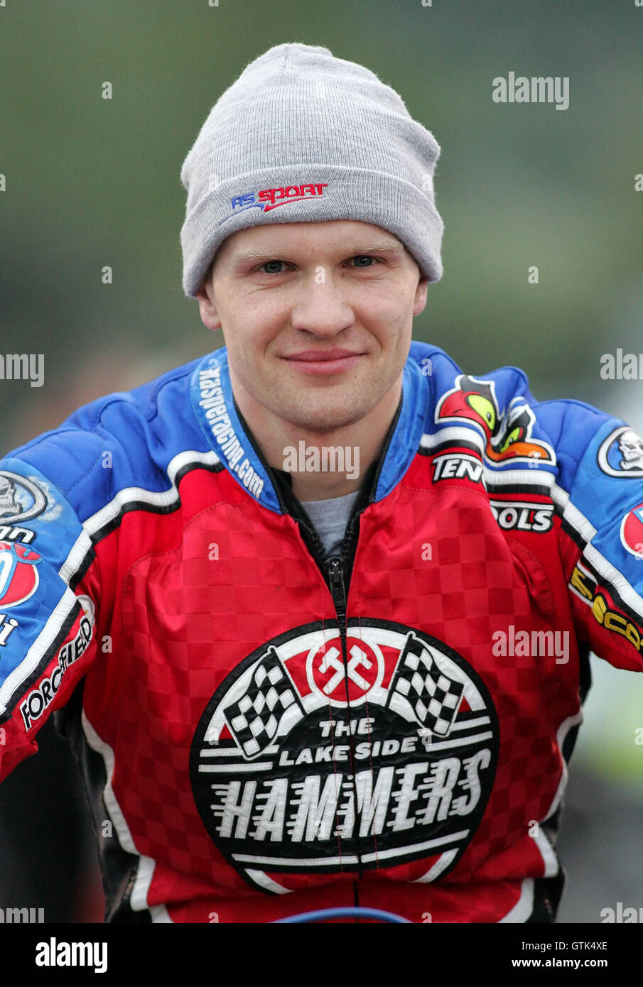 Kris Kasprzak - Lakeside Hämmer Vs Belle Vue Asse - Elite League Knockout Cup, 1. Runde, 2. Etappe an Arena Essex - 05.04.07 - Bilder verwendet werden werden in Rechnung gestellt AT STANDARD-Tarife Stockfoto