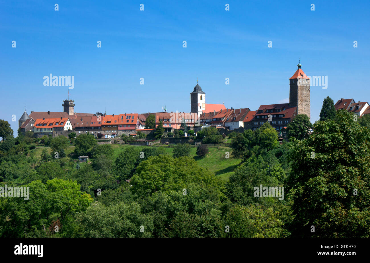 Waldenburg, Baden-Württemberg, Deutschland Stockfoto