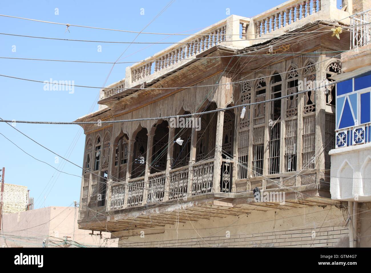 Verlassene Villa im Libanon Stockfoto