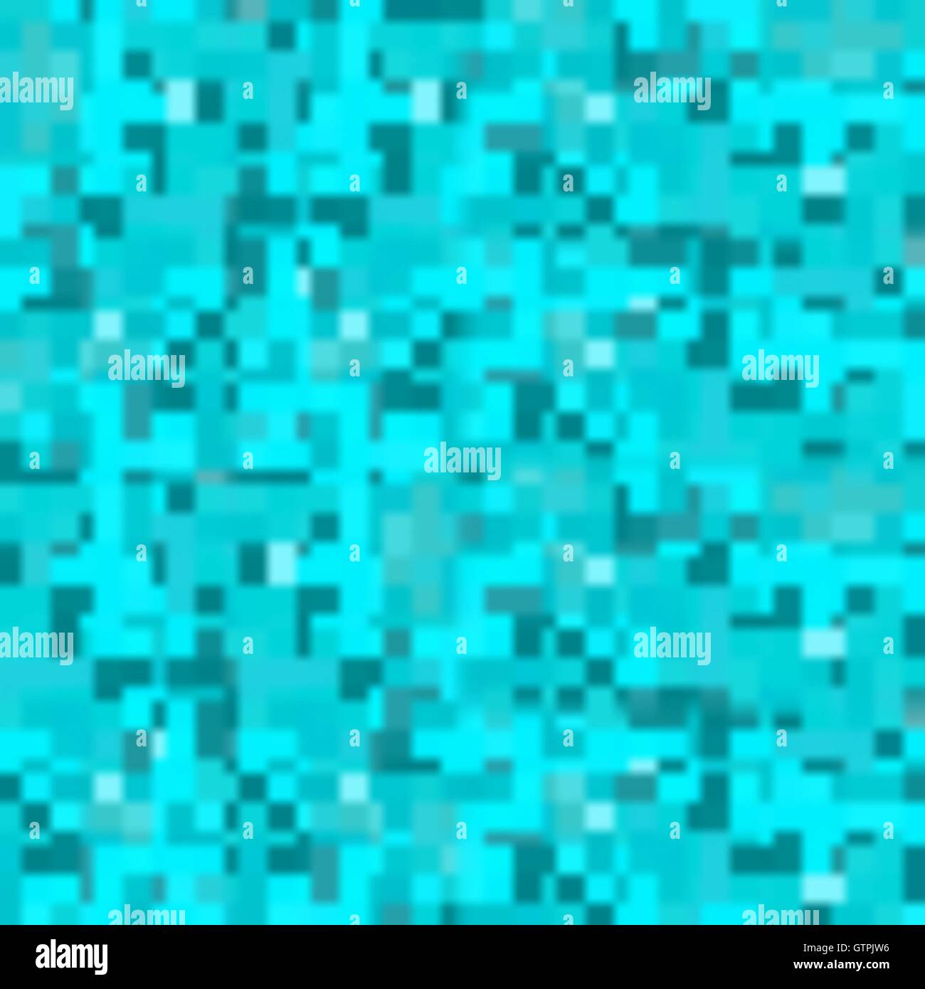 Vektor Blautönen modernes Design Pixel Camouflage-Muster Stock Vektor