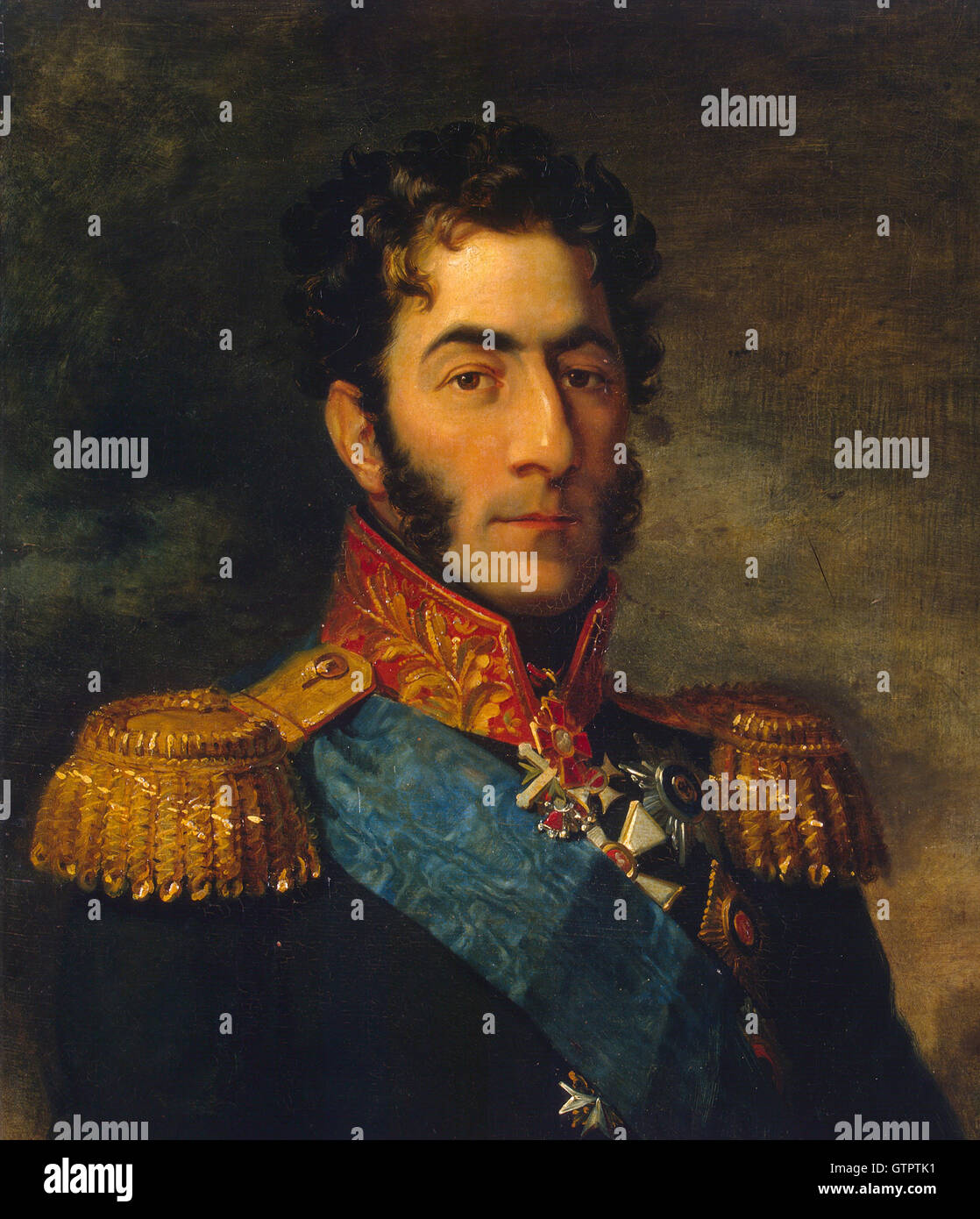 PYOTR BAGRATION (1765-1812) General in der kaiserlich russischen Armee bemalt Engländers George Dawe um 1824 Stockfoto