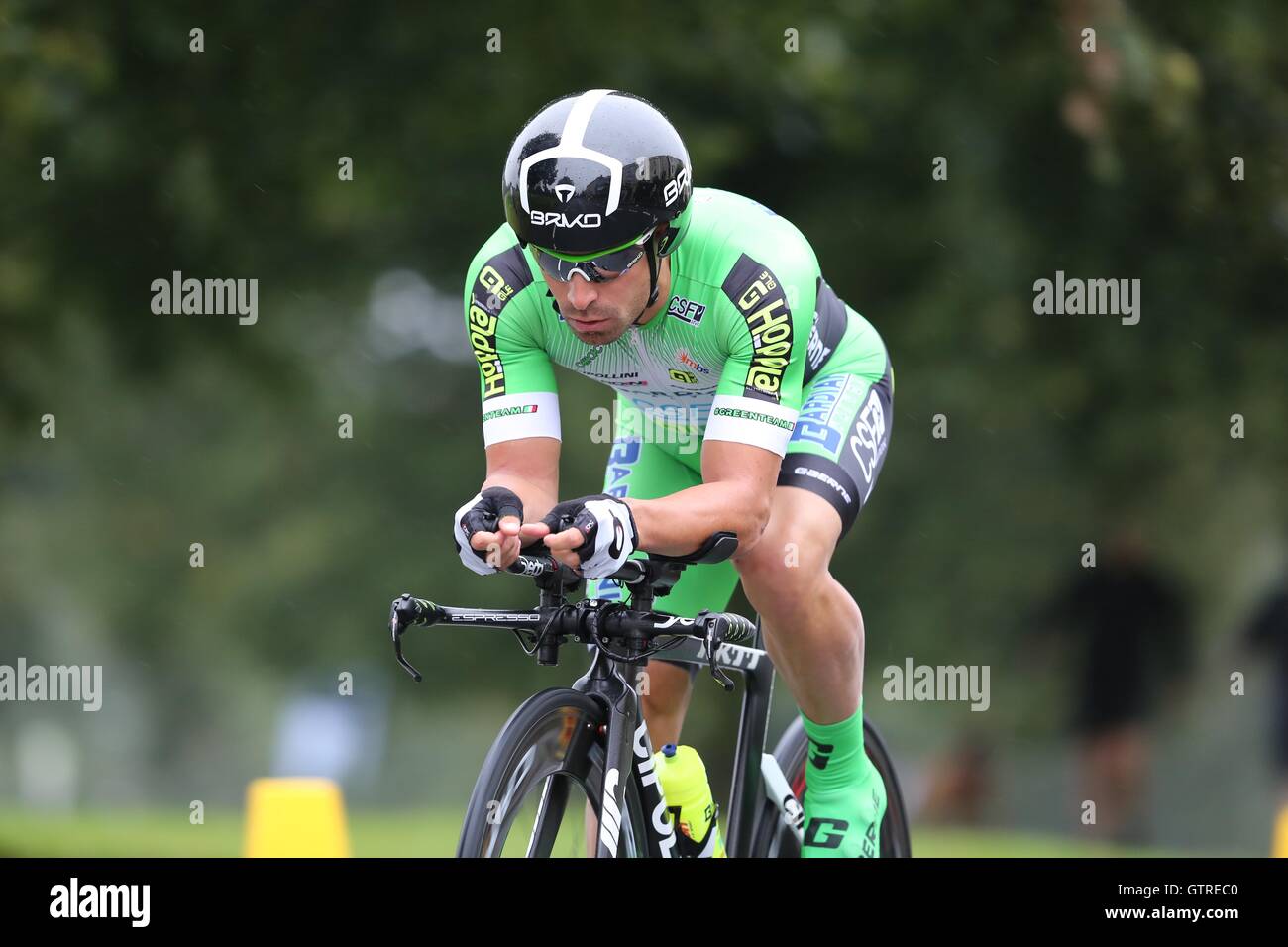 Bristol, UK.  10. September 2016. Tour von Großbritannien Bühne 7a, Zeitfahren.  Nicola Ruffoni Credit: Neville Stile/Alamy Live-Nachrichten Stockfoto