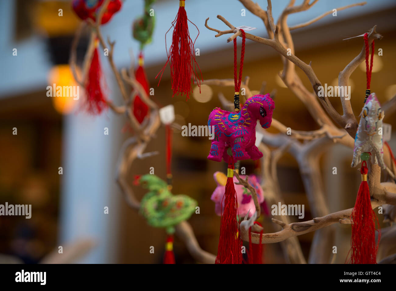 Pferd Anhänger im Geschenkeladen Stockfoto