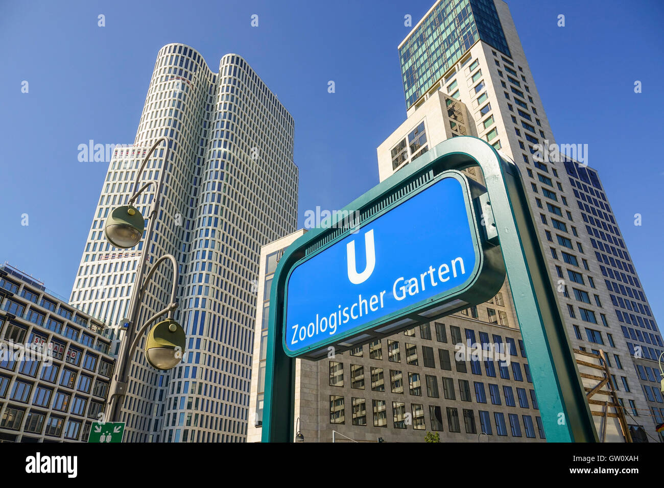 UBahnstation Zoologischer Garten Berlin Stockfoto, Bild