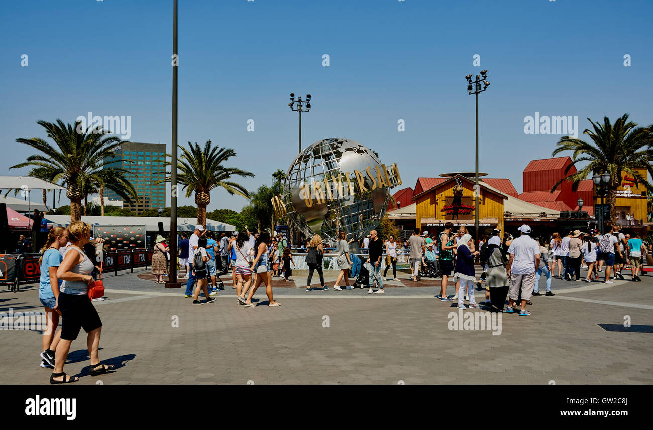 Universal Studios Hollywood ist ein Filmstudio und Themenpark in der Universal City-Gemeinschaft von San Fernando Valley Stockfoto