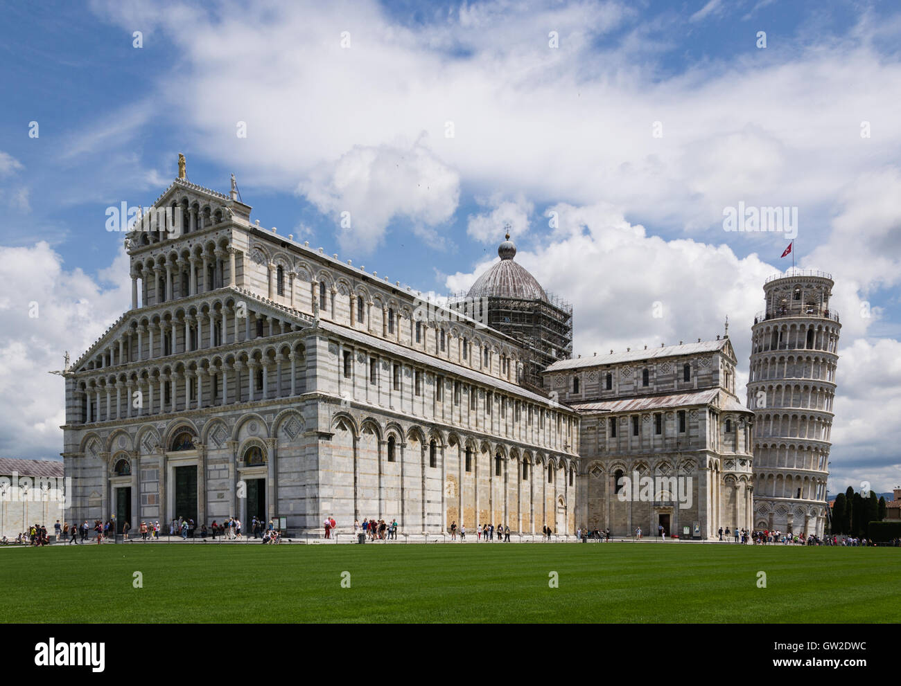 Piazza dei Miracoli - Pisa - Italien Stockfoto