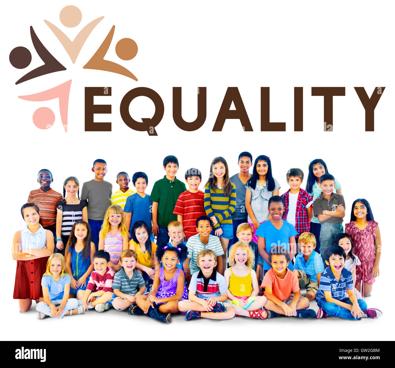 Geschlechter Gerechtigkeit Grundrechte rassistische Diskriminierung Konzept Stockfoto