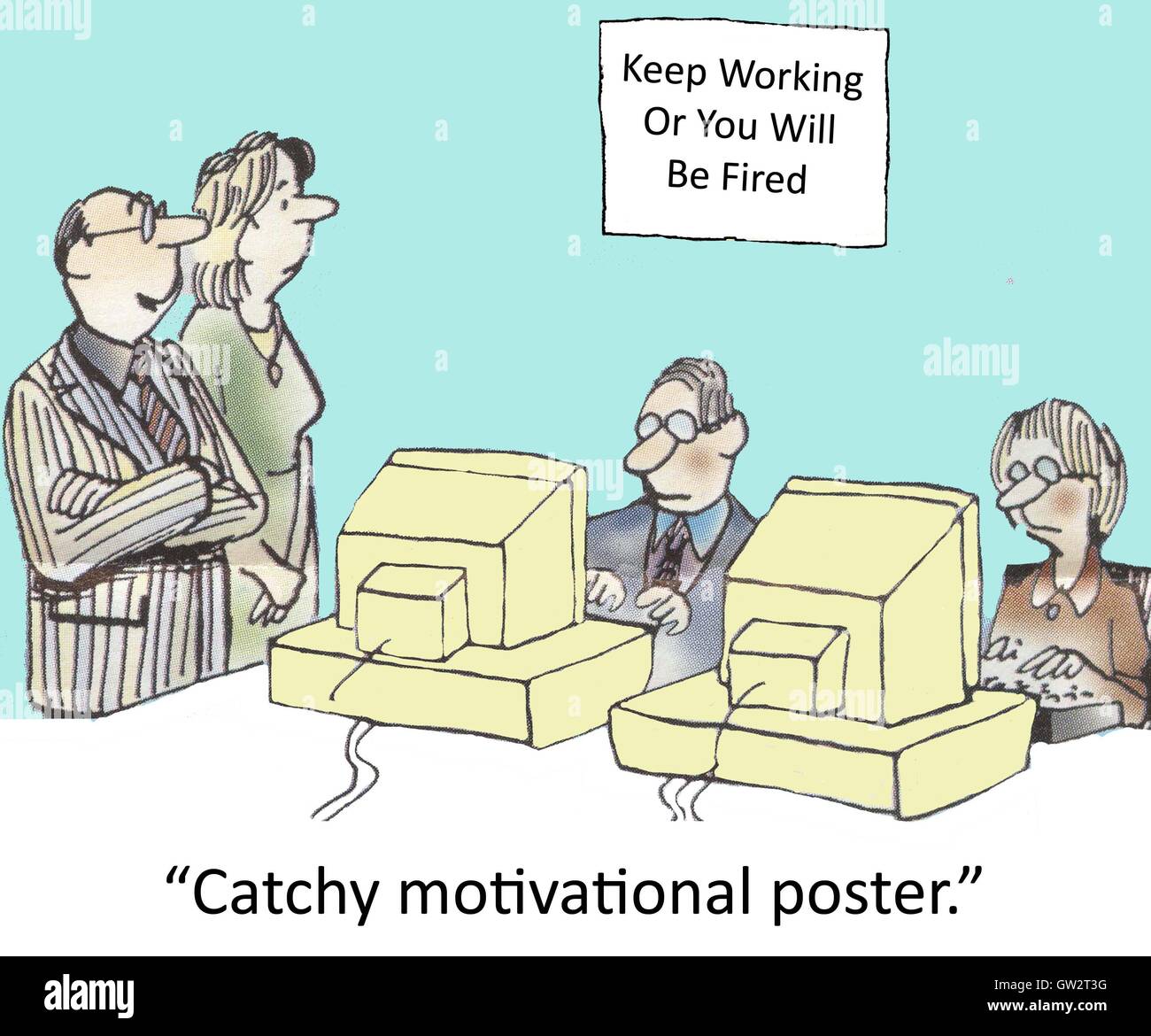 UN-Motivational poster Stockfoto