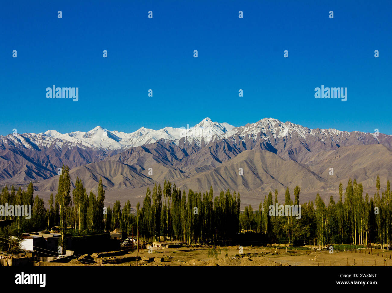 Berge im Himalaya Kaschmir Stockfoto