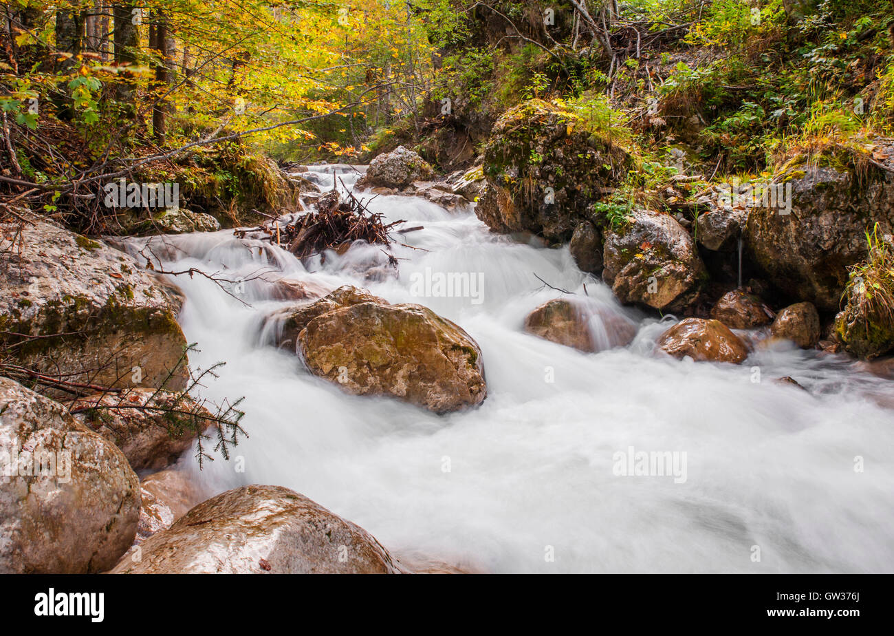 Bodental Fluss, Österreich, Natur Stockfoto