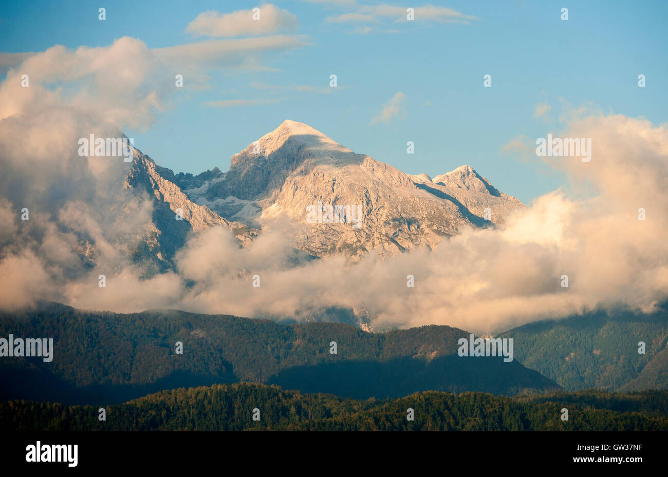 Kamnik - Savinja Alpen, Slowenien Stockfoto