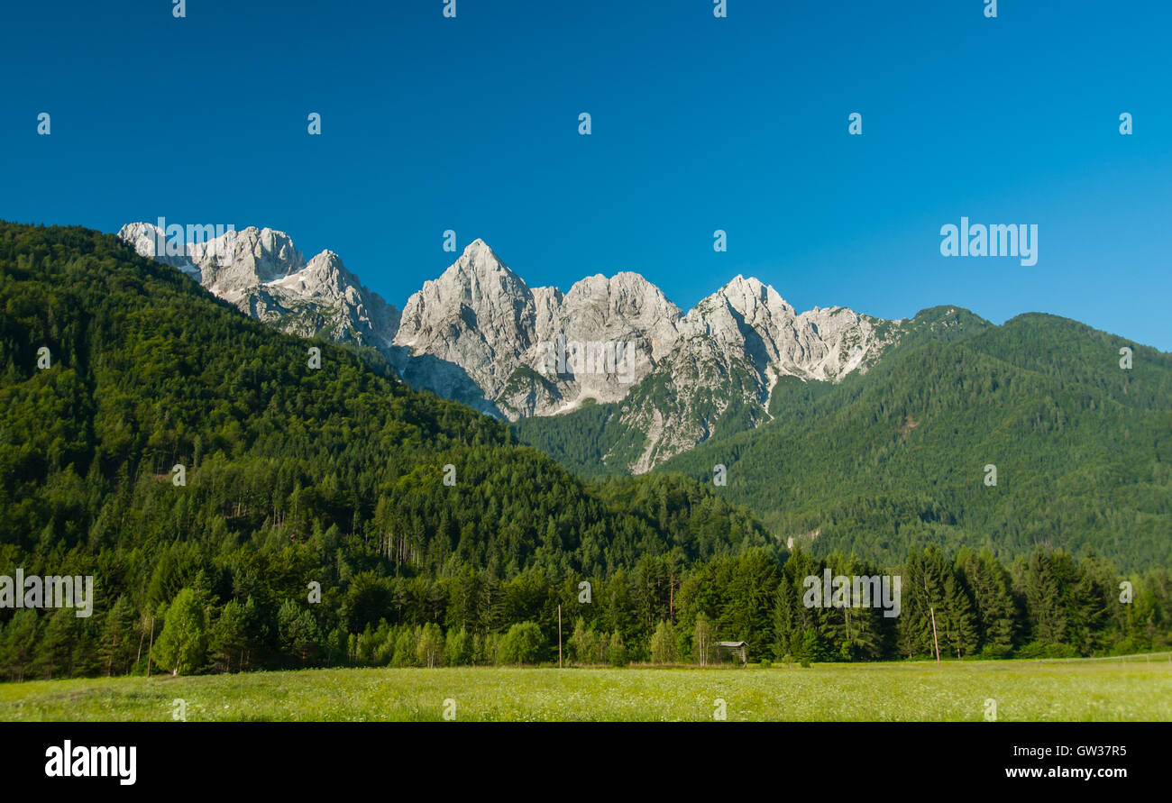 Kranjska Gora, Slowenien Stockfoto