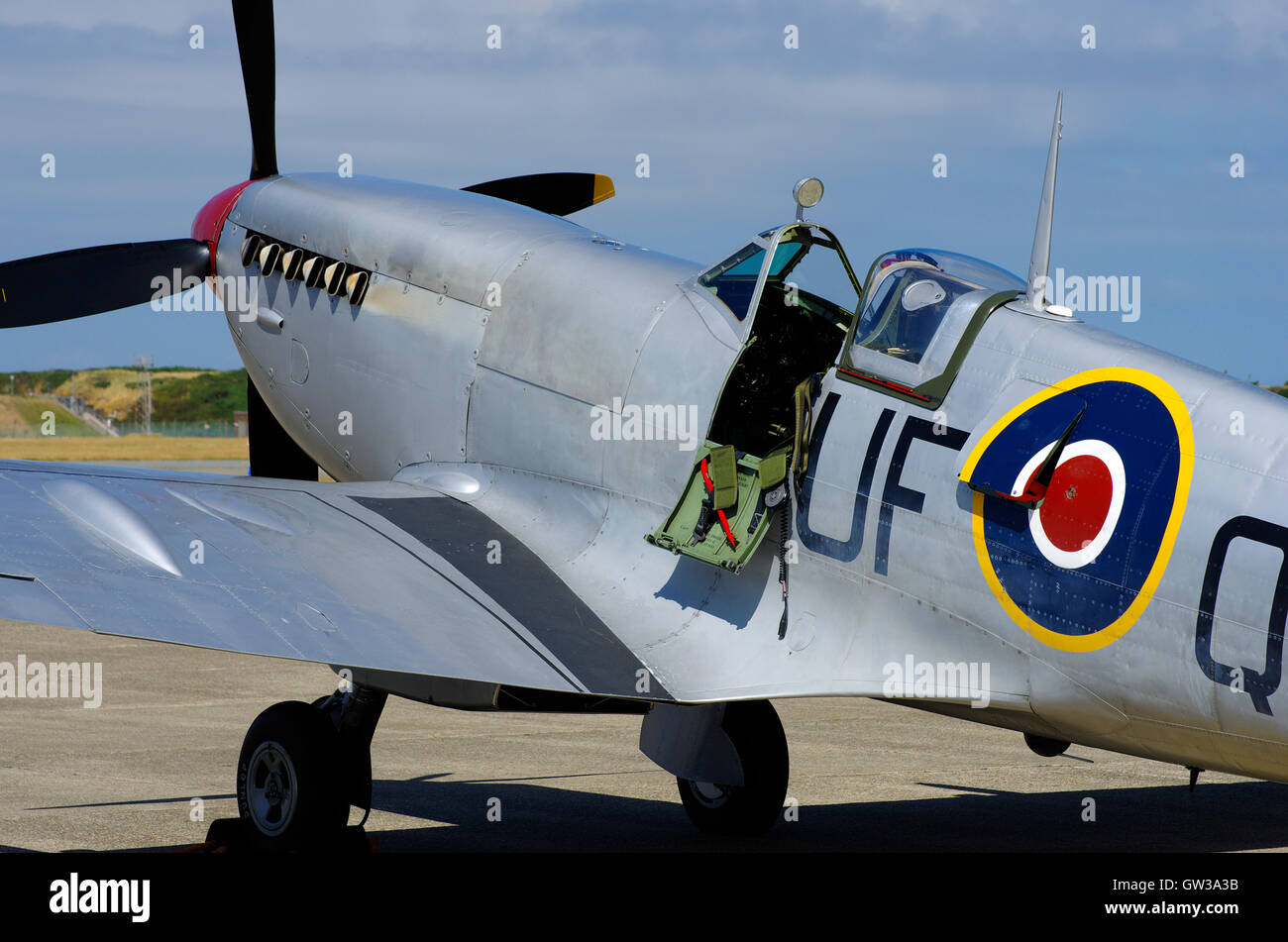 Vickers Supermarine Spitfire Mk LF IXe, MK356, RAF BBMF Stockfoto