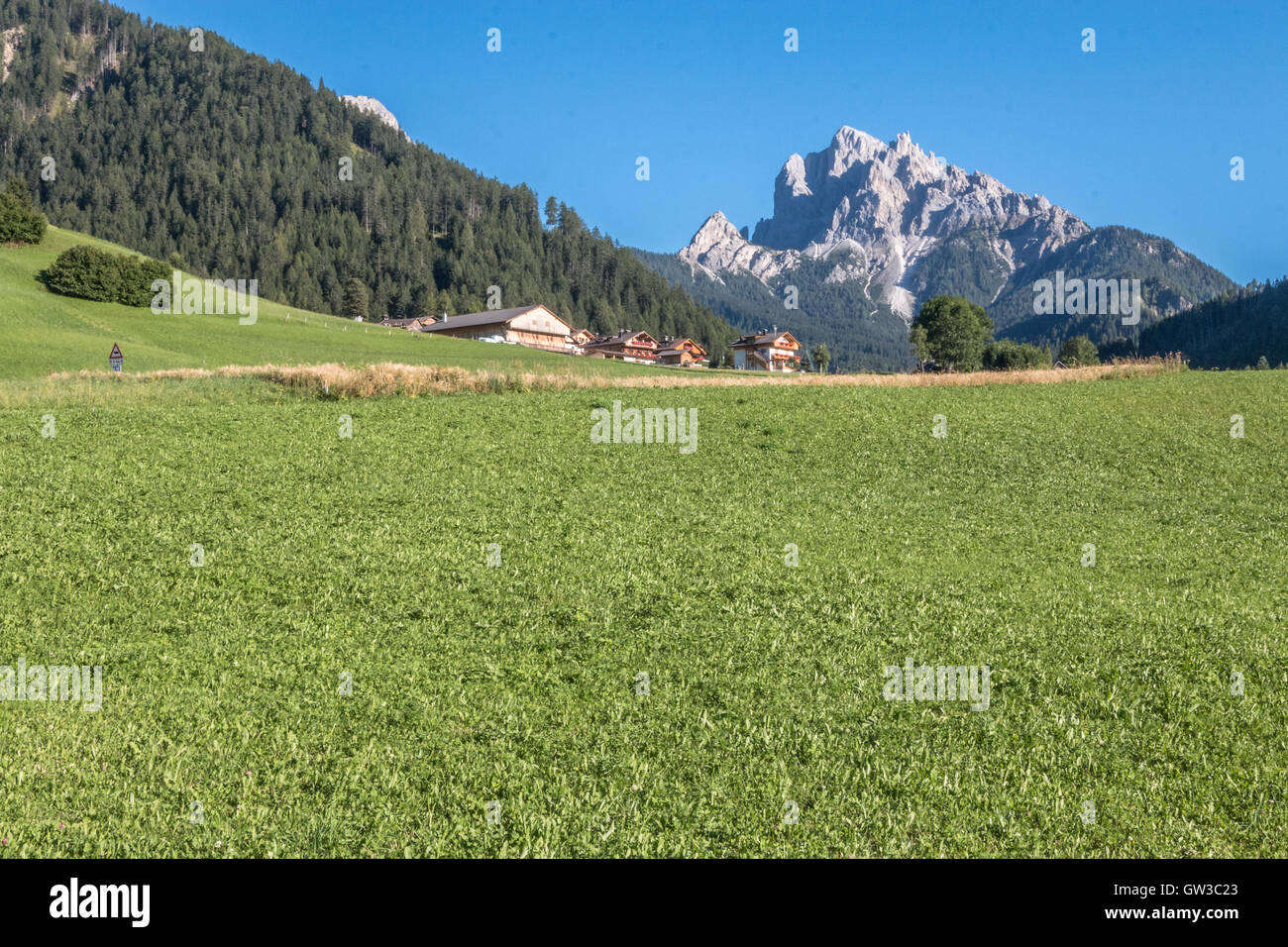 Landschaft von Südtirol in Italien Stockfoto