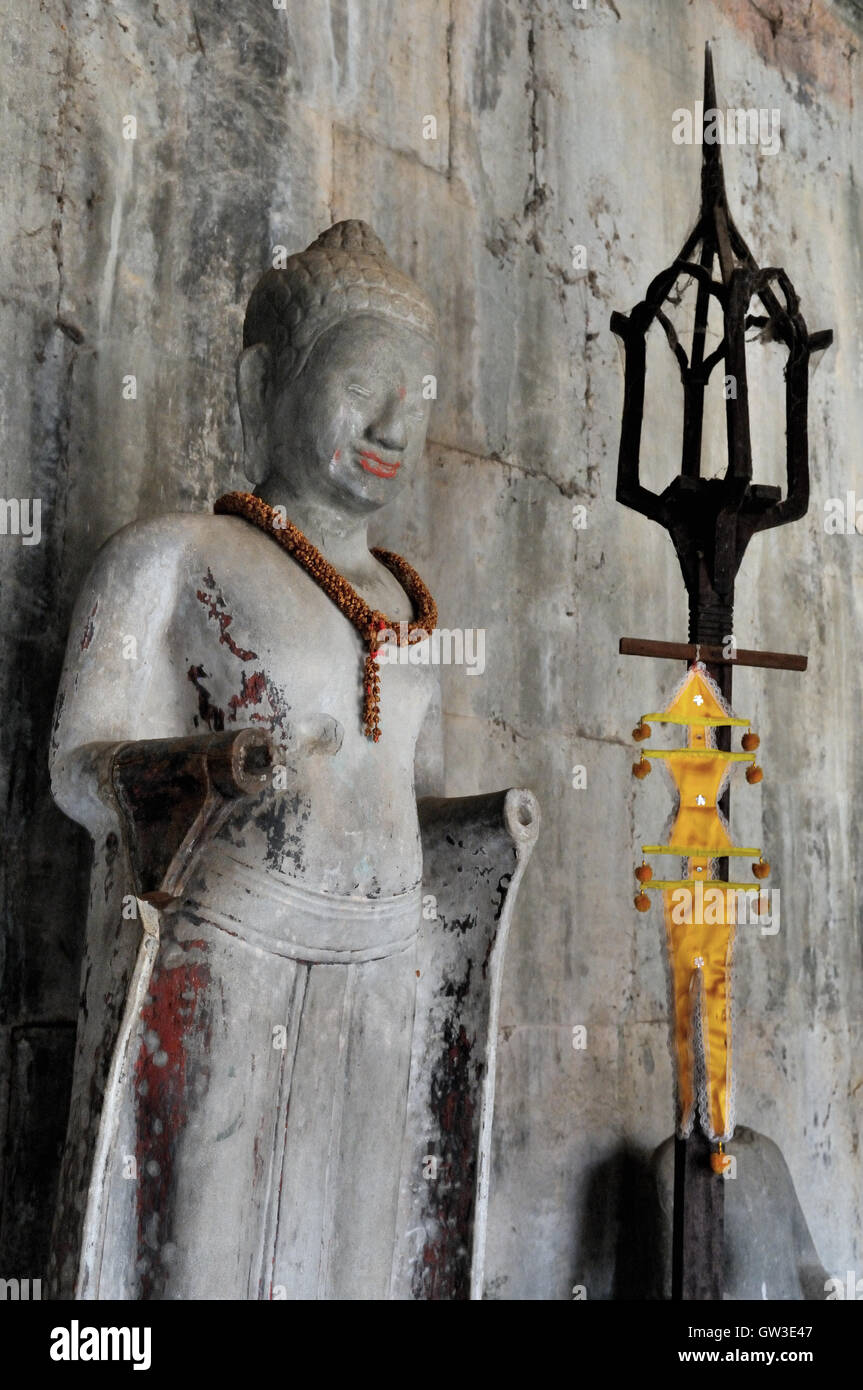 Angkor Wat Tempel - der Inbegriff des hohen Klassizismus der Khmer-Architektur - A Symbol von Kambodscha Stockfoto