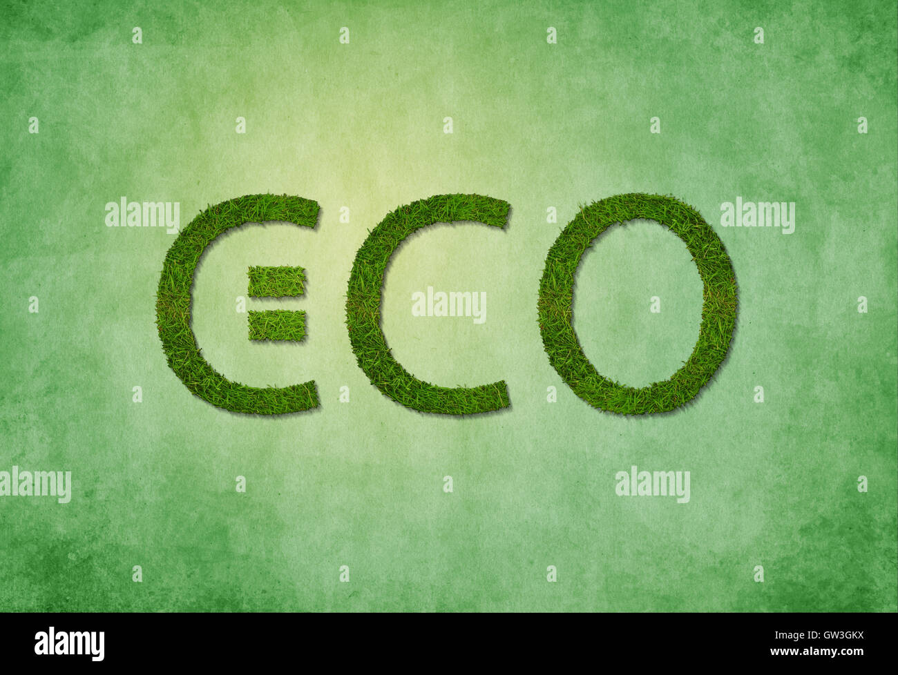 Eco-Zeichen Stockfoto